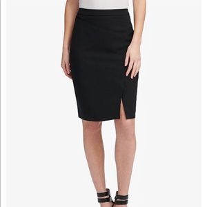 SOLD! NWT DKNY Navy Side Slit Pencil Skirt- ChicEwe